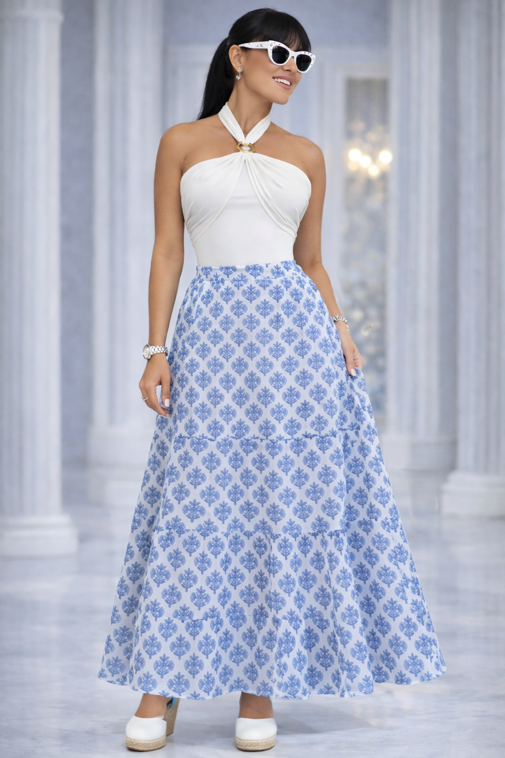 Capri Breeze Maxi Skirt