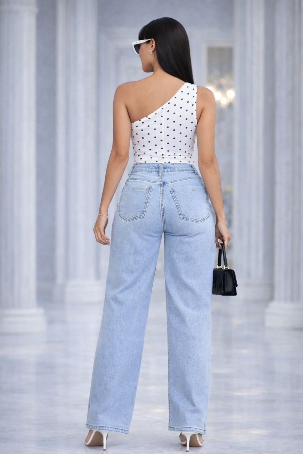 Vibrant Wide-Leg Denim