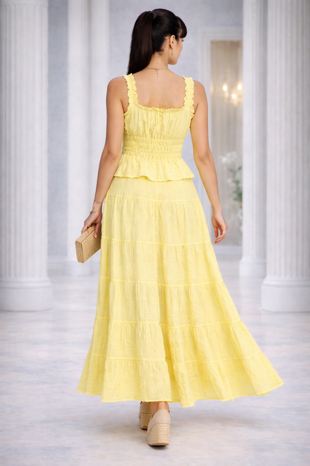 Solara Yellow Tiered Set
