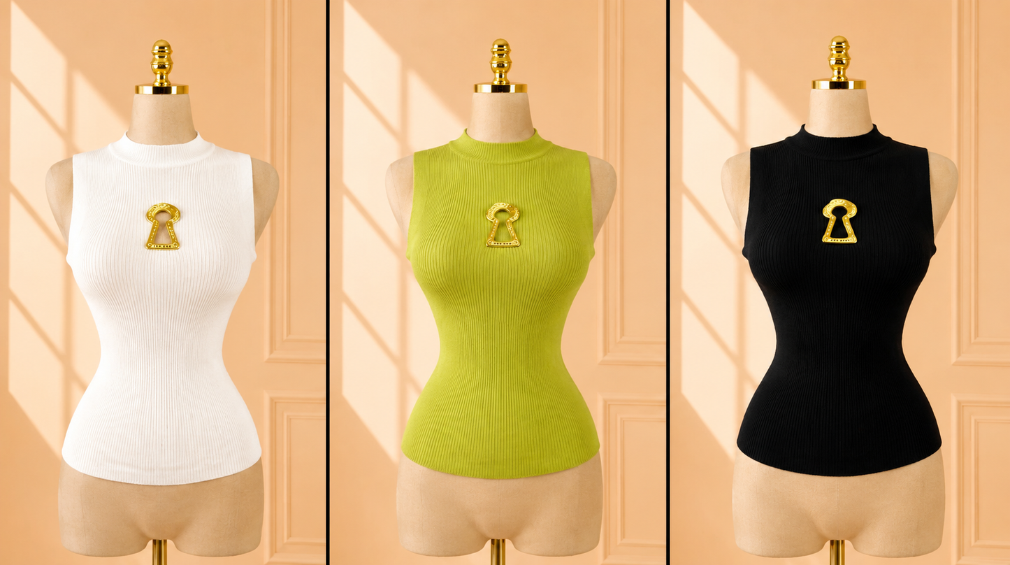 Vivienne Keyhole Top