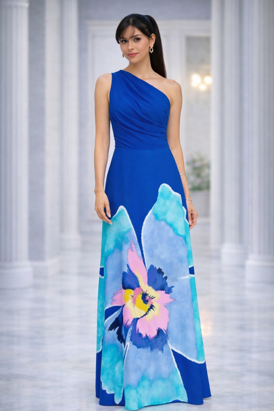 Sapphire Élysée Gown