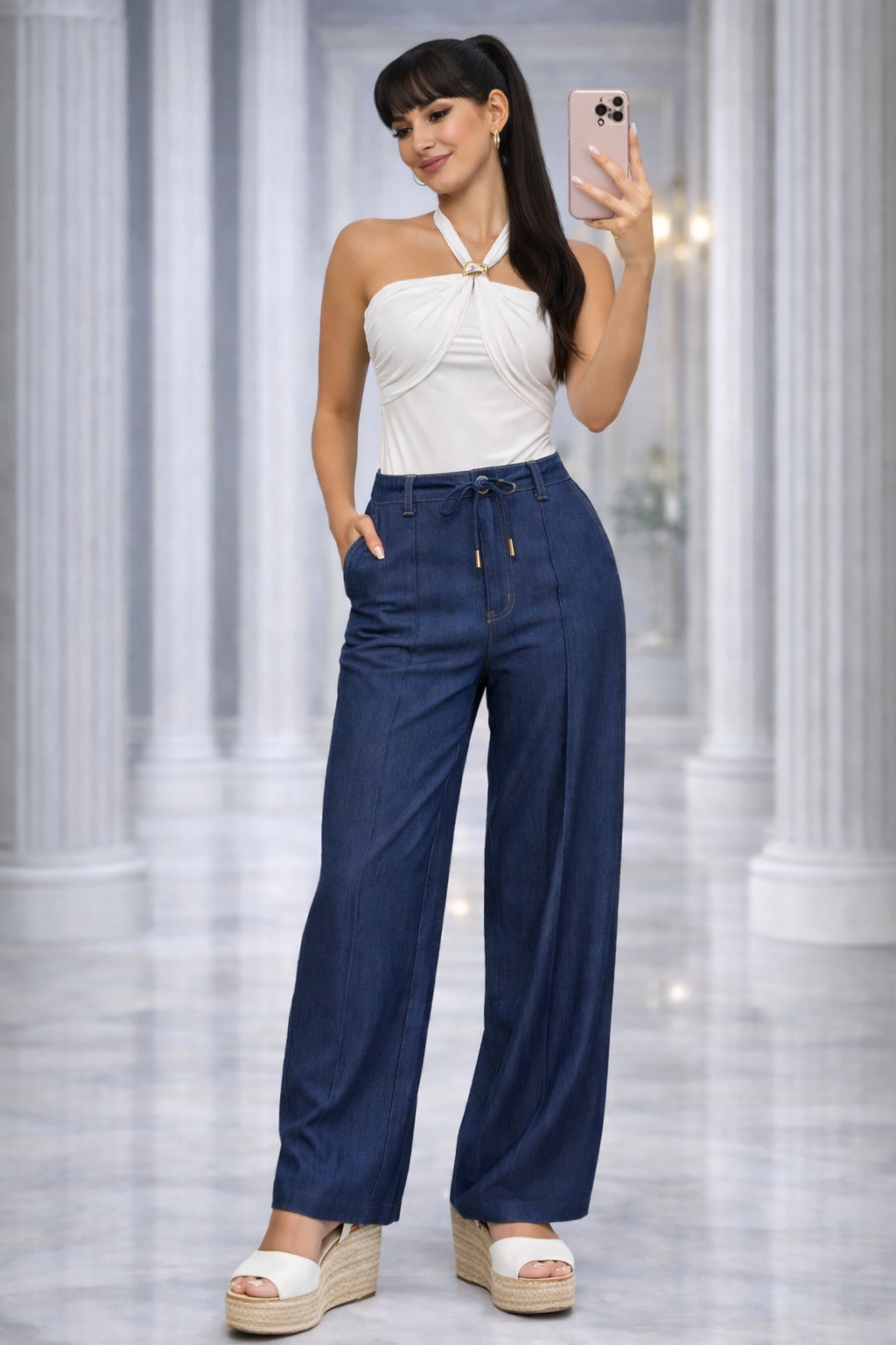Indigo Effortless Pants