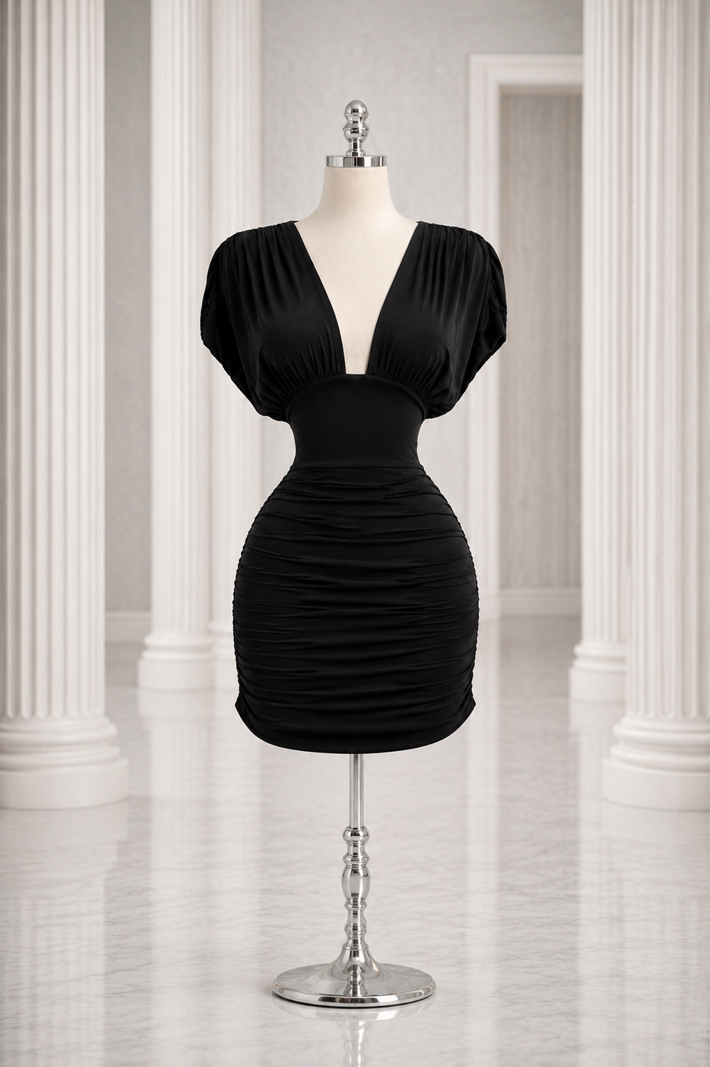 Seraphina Draped Mini Dress