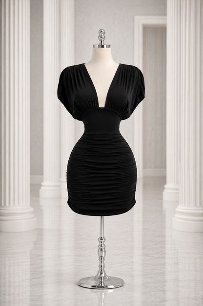 Seraphina Draped Mini Dress