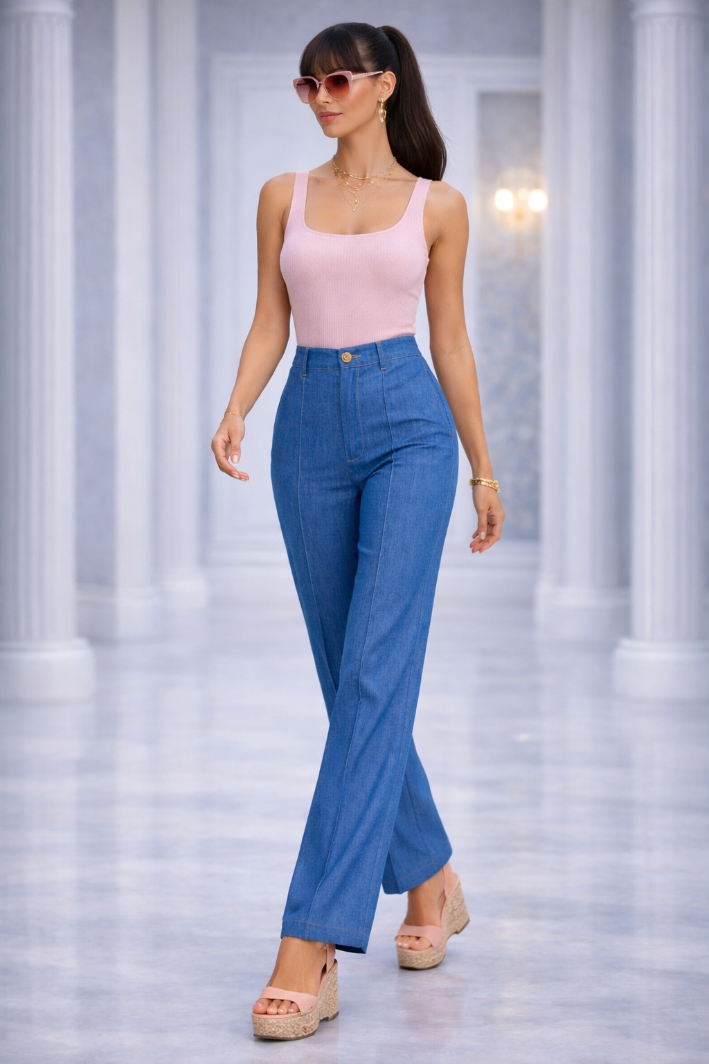 Valencia High-Waist Pants