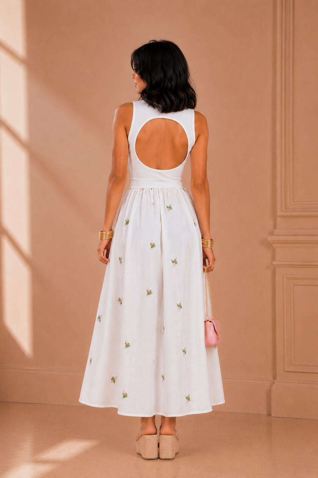 Juliette Midi Dress - White