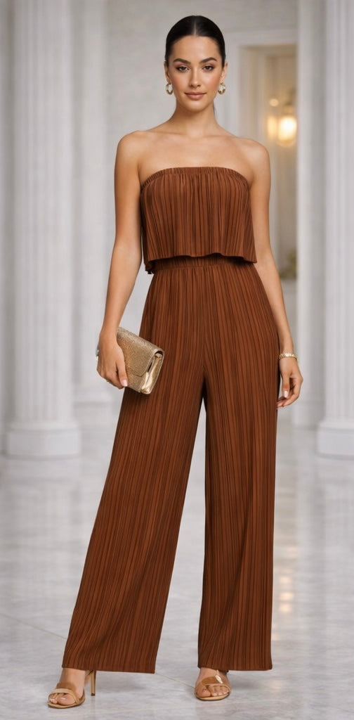 Terra Pleated Jumpsuit