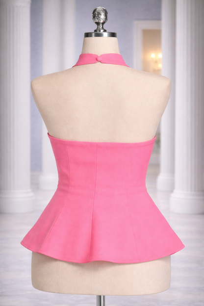 Bow Peplum Top