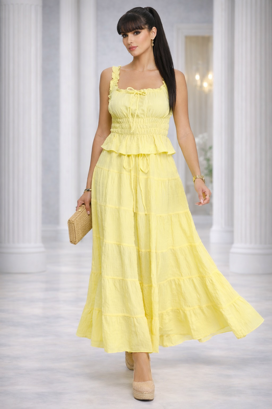 Solara Yellow Tiered Set