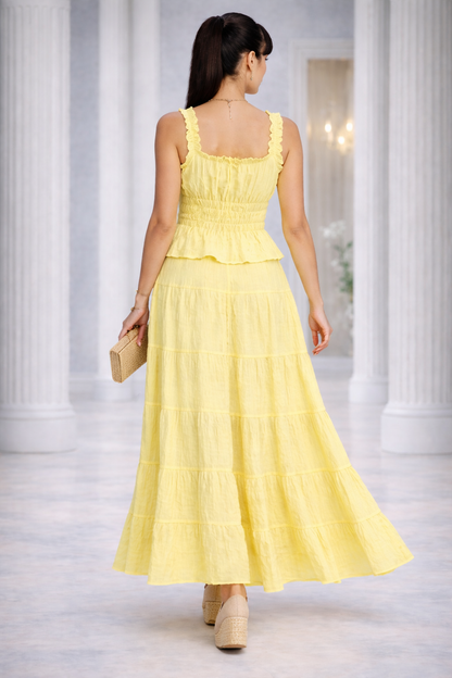 Solara Yellow Tiered Set