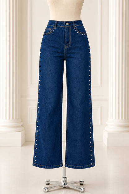 Vibrant Stud Denim