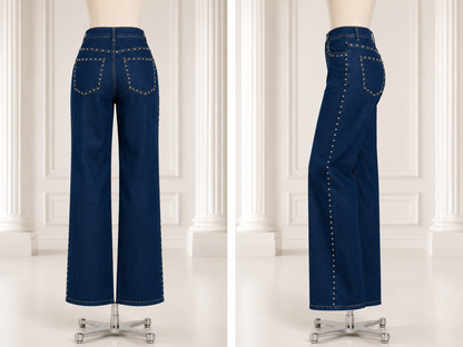 Vibrant Stud Denim