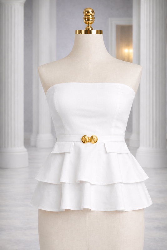 Eden Peplum Top