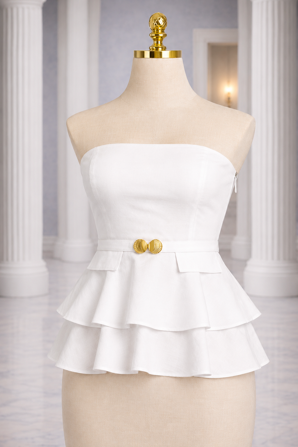 Eden Peplum Top