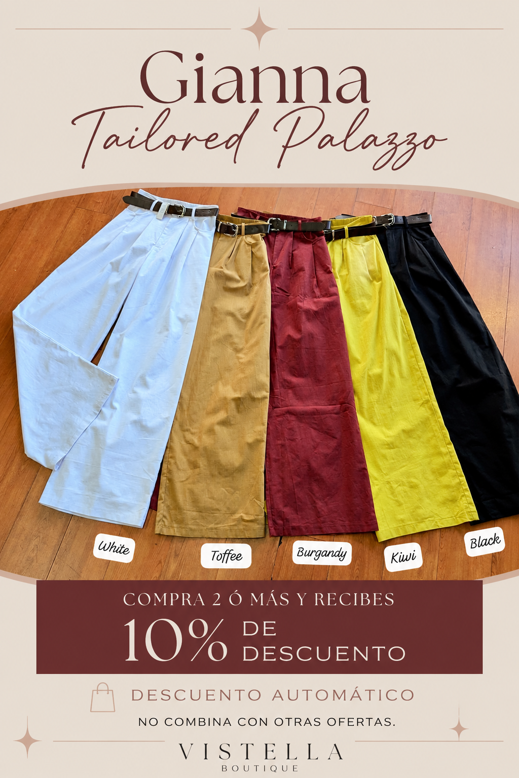 Gianna Tailored Palazzo