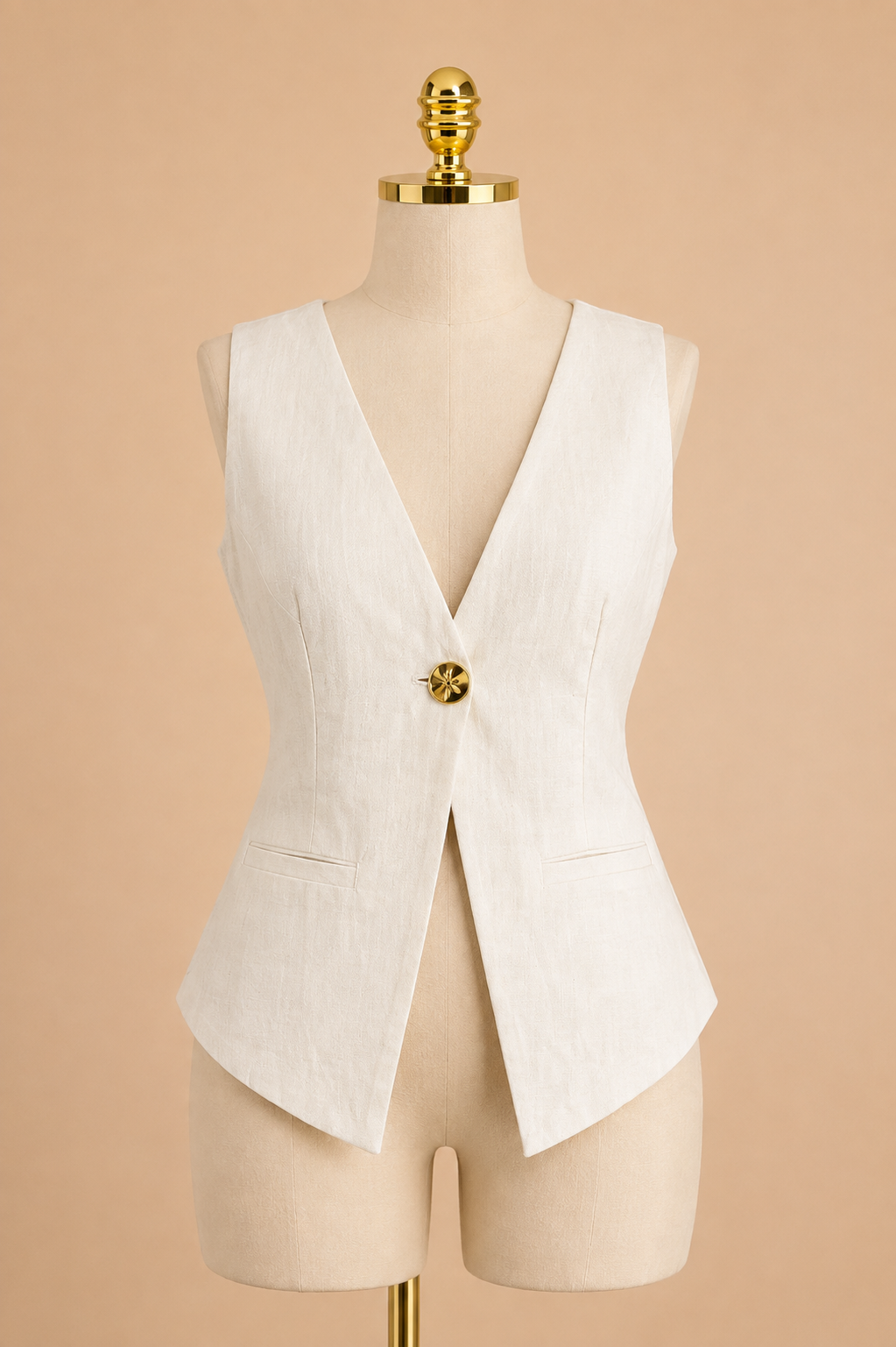 Reese Linen Vest